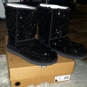 Ugg Classic Short Sequin Boots